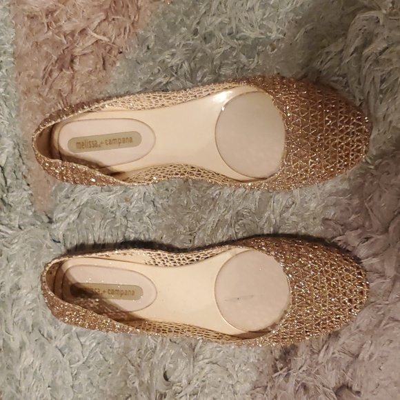 Mini Melissa Shoes - Melissa + campaña Glitter sz 8